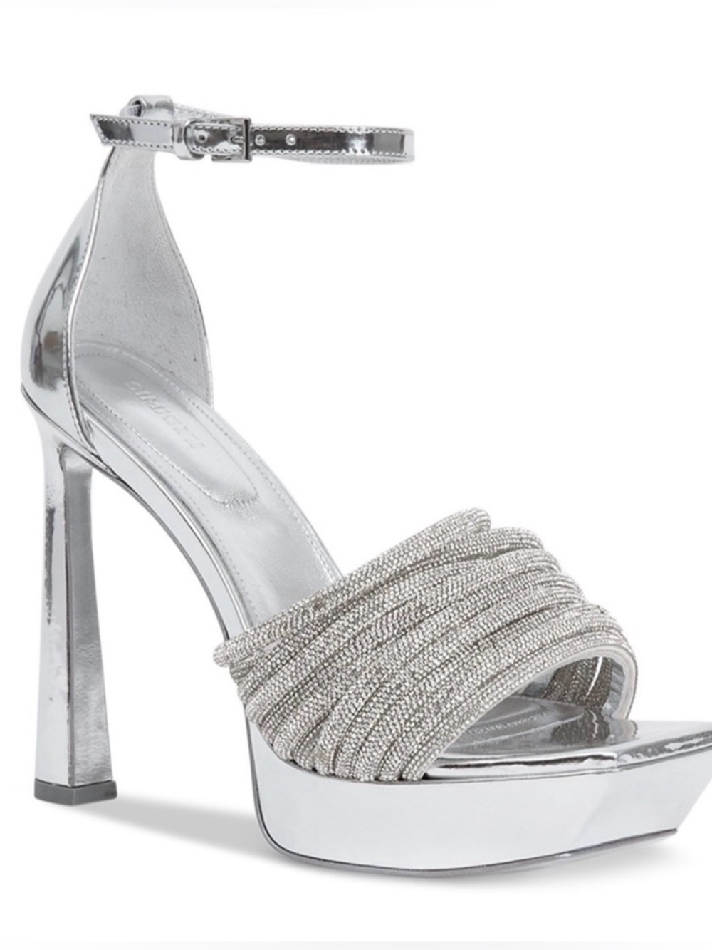 Simkhai Silver Heels Platforms